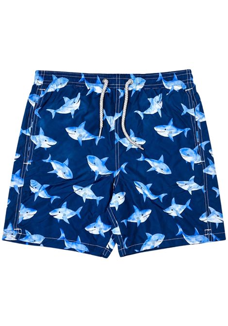 Blue children's swimsuit MC2 SAINT BARTH | JEA000402054LBLU